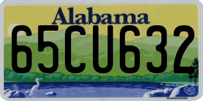 AL license plate 65CU632