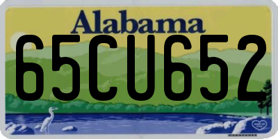 AL license plate 65CU652