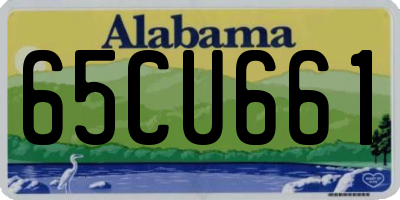 AL license plate 65CU661