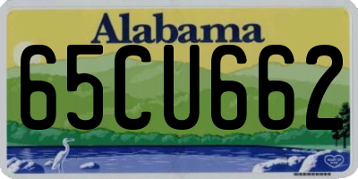 AL license plate 65CU662