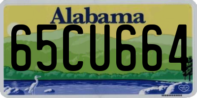 AL license plate 65CU664