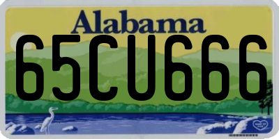 AL license plate 65CU666