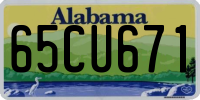 AL license plate 65CU671