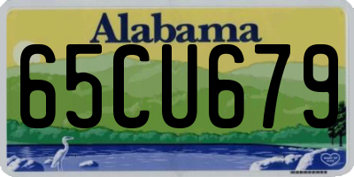 AL license plate 65CU679