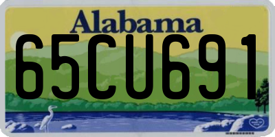 AL license plate 65CU691