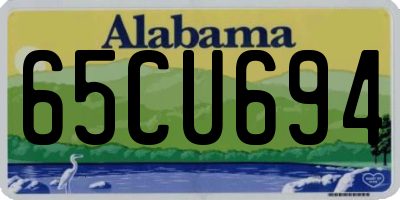 AL license plate 65CU694