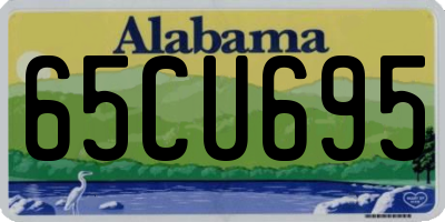 AL license plate 65CU695