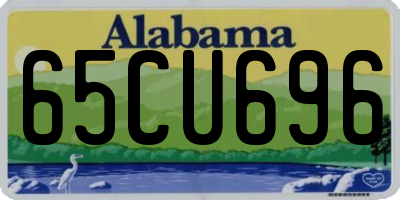 AL license plate 65CU696