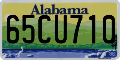 AL license plate 65CU710