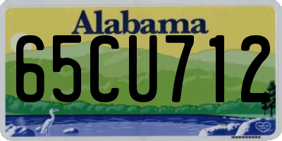 AL license plate 65CU712