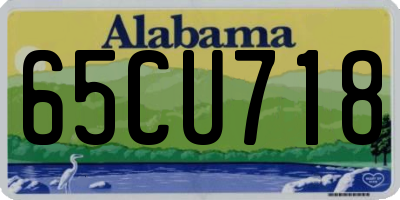 AL license plate 65CU718