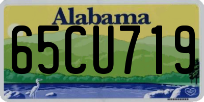 AL license plate 65CU719