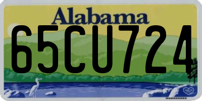 AL license plate 65CU724