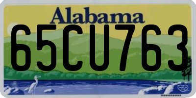 AL license plate 65CU763