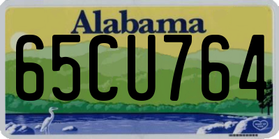 AL license plate 65CU764