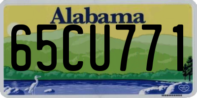 AL license plate 65CU771