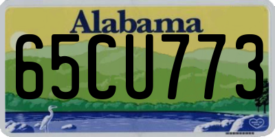 AL license plate 65CU773