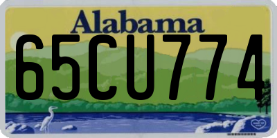 AL license plate 65CU774