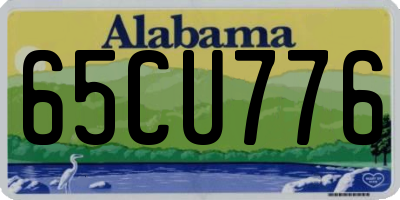 AL license plate 65CU776