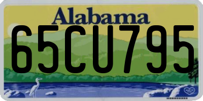 AL license plate 65CU795