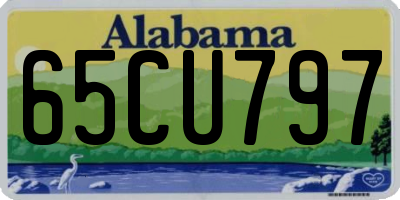 AL license plate 65CU797