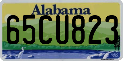 AL license plate 65CU823