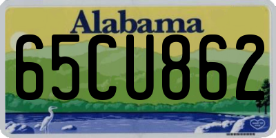 AL license plate 65CU862