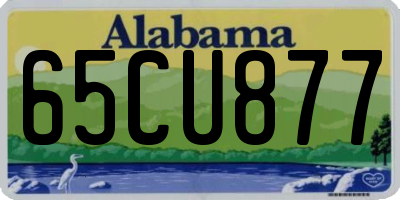 AL license plate 65CU877