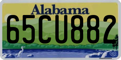 AL license plate 65CU882