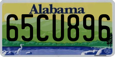 AL license plate 65CU896