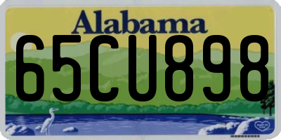 AL license plate 65CU898