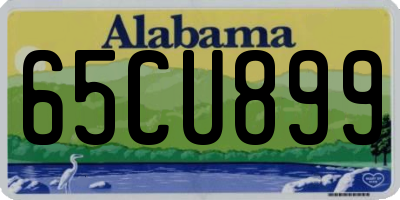 AL license plate 65CU899