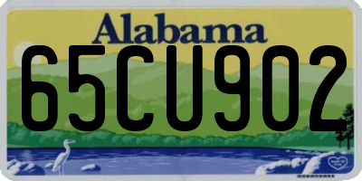 AL license plate 65CU902
