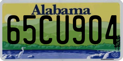 AL license plate 65CU904