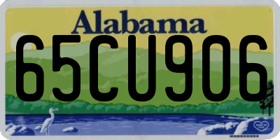 AL license plate 65CU906