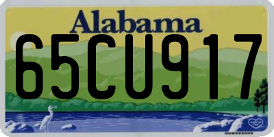 AL license plate 65CU917