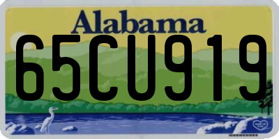 AL license plate 65CU919