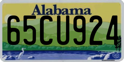 AL license plate 65CU924