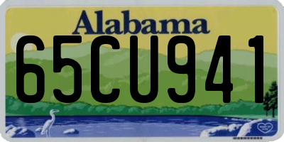 AL license plate 65CU941