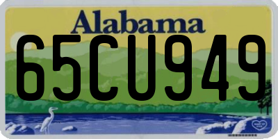 AL license plate 65CU949