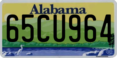 AL license plate 65CU964