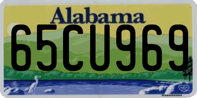 AL license plate 65CU969