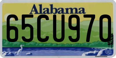 AL license plate 65CU970