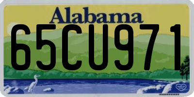 AL license plate 65CU971