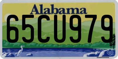 AL license plate 65CU979