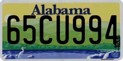 AL license plate 65CU994