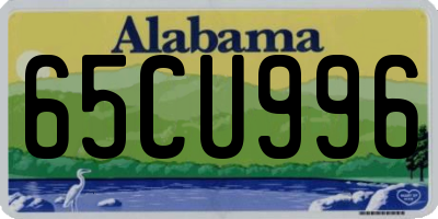 AL license plate 65CU996
