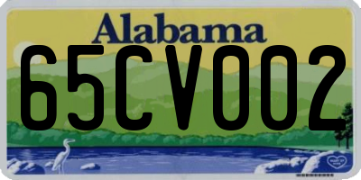 AL license plate 65CV002