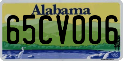 AL license plate 65CV006