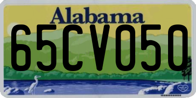 AL license plate 65CV050